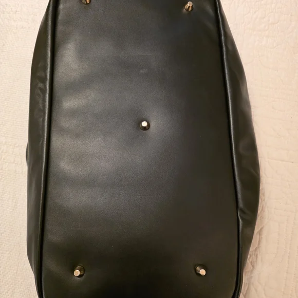 Leopard Print Women's Travel Bag with Black & Gold Accents - Picture 8 of 8